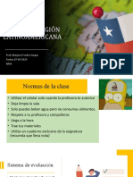 CHILE Y LA REGIÓN LATINOAMERICANA Programa