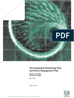 Apache - Egypt - 2005 - EIA - App D - EnvironmentalMonitoringPlan - and - WasteManagementPlan