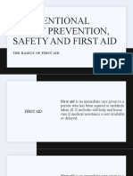 Unintentional Injury Prevention, Safety and First Aid