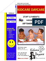 Kidcare Daycare Policies & Procedures