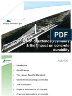 Cement and Concrete Presentation Lafarge PDF 