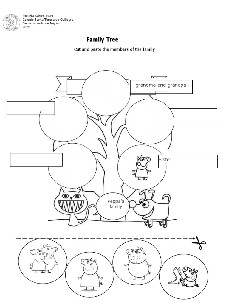 Peppa Pig Family Tree Activity | PDF
