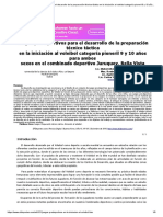 Juegos Predeportivos para El Desarrollo de La Preparación Técnico Táctica en La Iniciación Al Voleibol Categoría Pioneril 9 y 10 Años para Ambos Sexos en El Combinado Deportivo Juruquey, Bella Vista