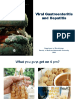 Viral Gastroenteritis and Hepatitis: Department of Microbiology Faculty of Medicine Hasanuddin University 2020