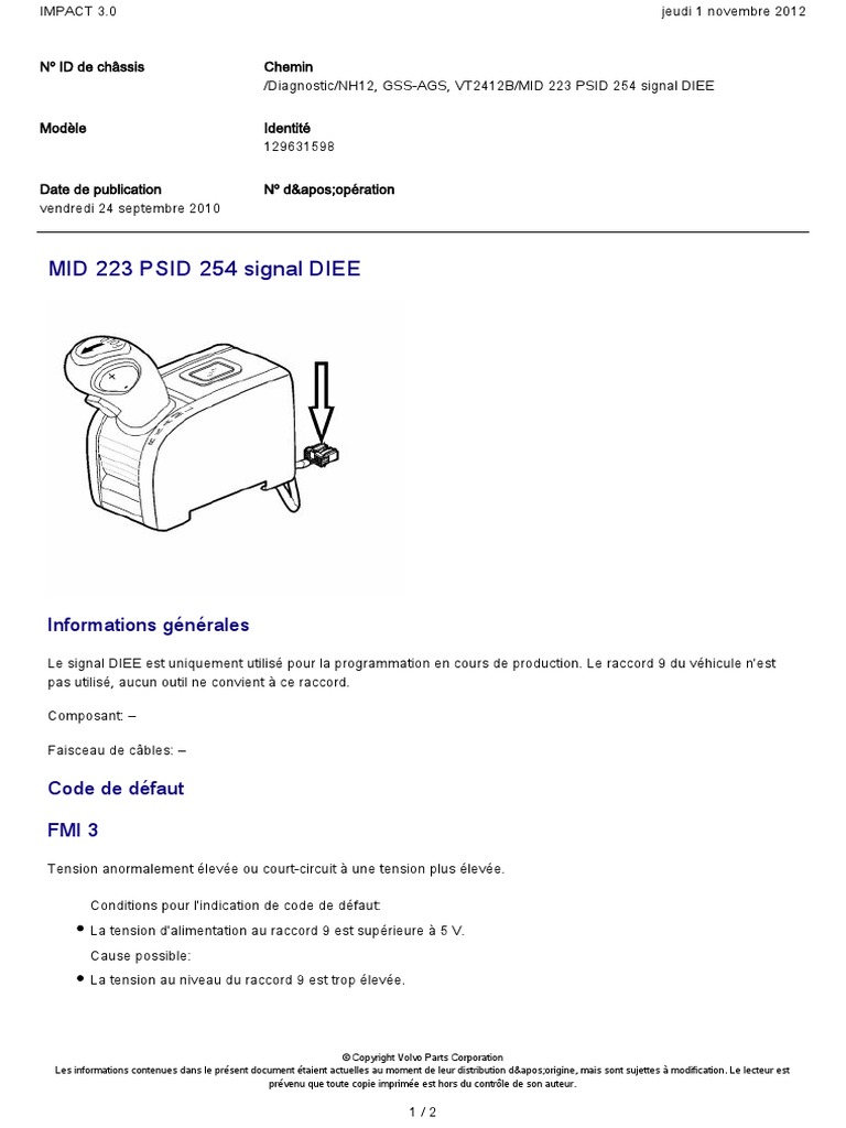 MID 223 PSID 254 Signal DIEE | PDF