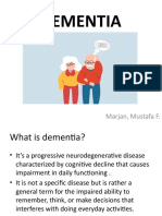 Dementia: Marjan, Mustafa F