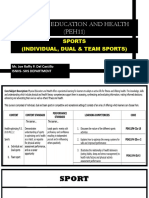 PEH11 Sports Guide