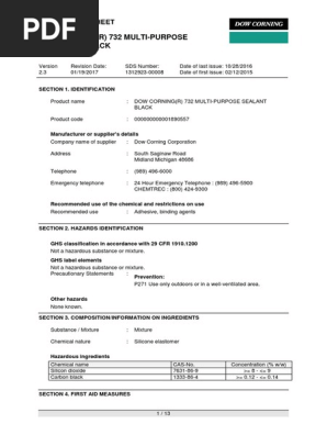 Safety data sheet