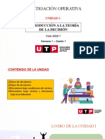 Investigación Operativa: Introducción A La Teoría de La Decisión