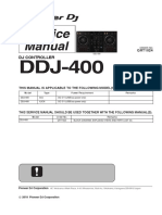 DJ Controller: This Manual Is Applicable To The Following Model (S) and Type (S)