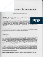 Ingedore Kock - O que é texto e a construção de sentidos