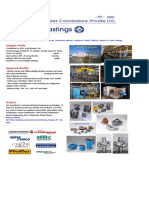 Bright Foundries & Machine Shop - One Page Presentation