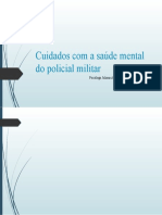 Cuidados Com A Saúde Mental Do Policial Militar