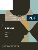 Presentation" Damianus Untung Mali Manek
