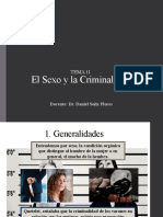 El Sexo y La Criminalidad: Tema 11