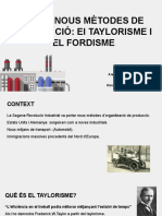 2-Els Nous Mètodes de Producció: El Taylorisme I El Fordisme