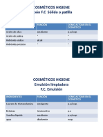 Formulas de Higiene. 19