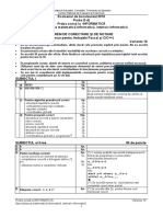 Subiecte 2009: Ministerul Educańiei, Cercetării, Tineretului Şi Sportului Centrul Nańional de Evaluare Şi Examinare