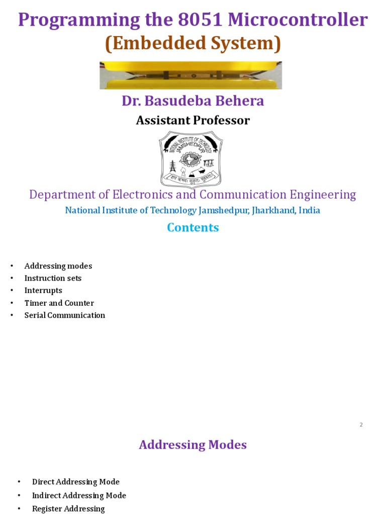 6 - ES - 8051 MC - Programming | PDF | Computer Architecture | Computer ...