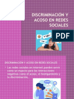 Discriminación Y Acoso en Redes Sociales