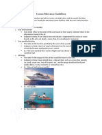 Cruises Relevance Guidelines