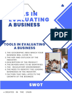 Tools in Evaluating A Business