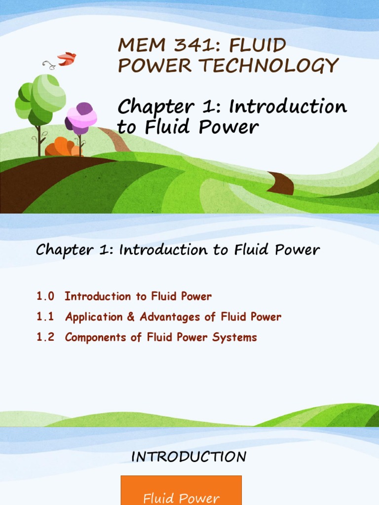 Introduction to Fluid Power Systems | PDF | Pump | Actuator