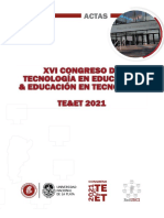 Xvi Congreso de Tecnología en Educación & Educación en Tecnología TE&ET 2021
