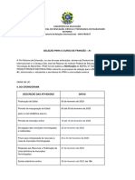 IFMA Retifica Edital Curso Francês A1