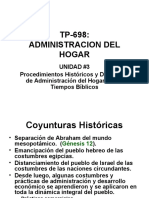 Administración del hogar en los tiempos bíblicos