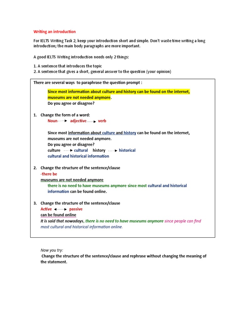 IELTS Writing Task 2: Introduction Guide | PDF | Mobile Phones | Reason