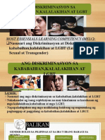 Ang Diskriminasyon Sa Kababaihan, Kalalakihan at LGBT