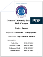 Comsats University Islamabad Wah Campus: Project Report
