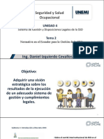 Seguridad y Salud Ocupacional: Ing. Daniel Izquierdo Cevallos, MSC