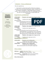 Curriculum Vitae Modelo3a Verde