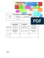Código PDC-00 Fecha de Elaboración 17-07-2013 Fecha de Modificación Numero de Modificación 00