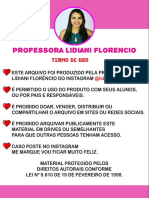 Professora Lidiani Florencio: Termo de Uso