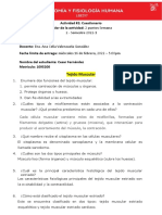 Actividad #2: Cuestionario Valor de La Actividad: 2 Puntos Semana