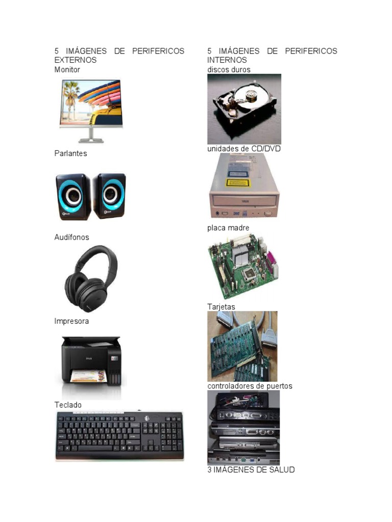 5 Imágenes de Perifericos Externos | PDF | Hardware de la computadora ...
