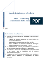 Tema 1. Estructura y Características de La Industria 21 - 22