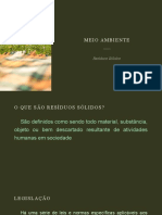 Meio Ambiente: Resíduos Sólidos