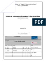 ASK - WO-22.2672-METHOD-SWC-003 - 1 Method Statement of Anchor Bolts Installation
