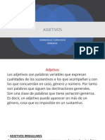 Adjetivos comparativos y superlativos, numerales