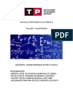 Calculo Fisica Ii Taller 1