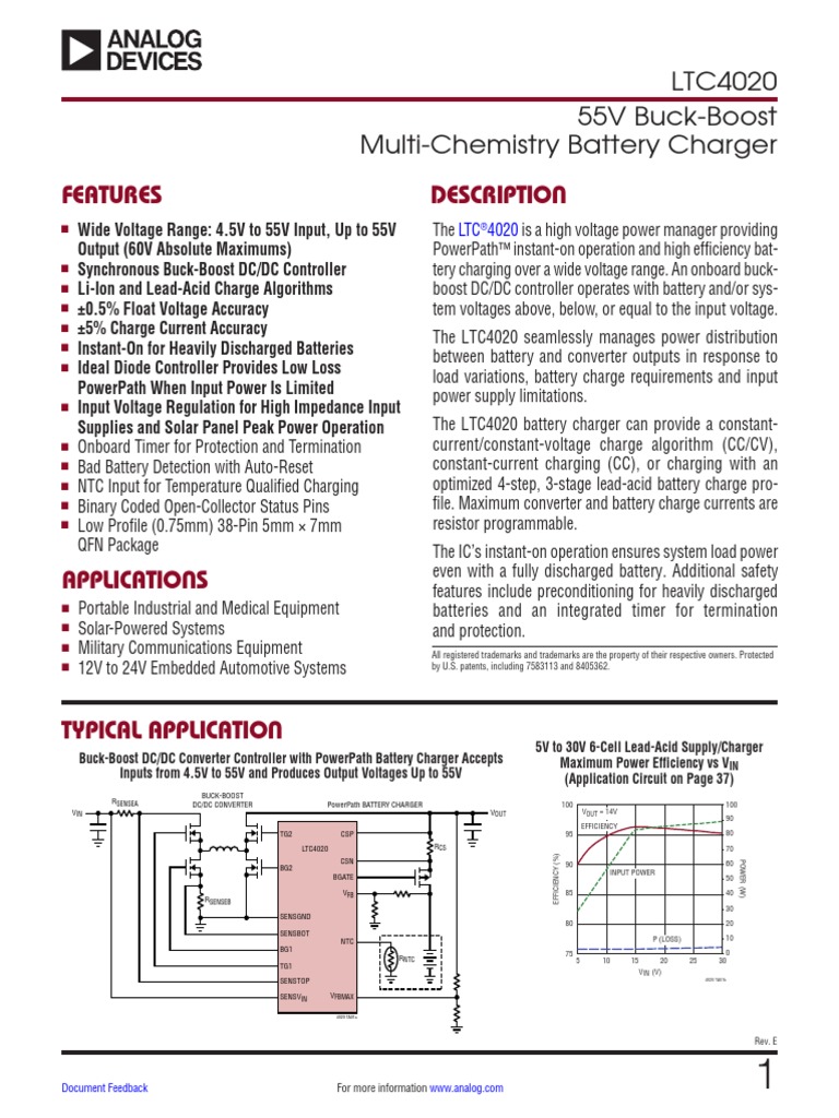 DSSLTC 4020 PDF Battery Charger Diode