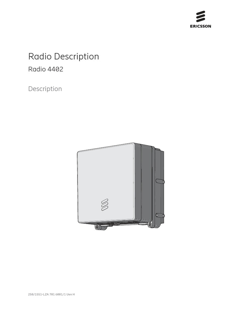 Ericsson UL 4402 Overview and Specs | PDF