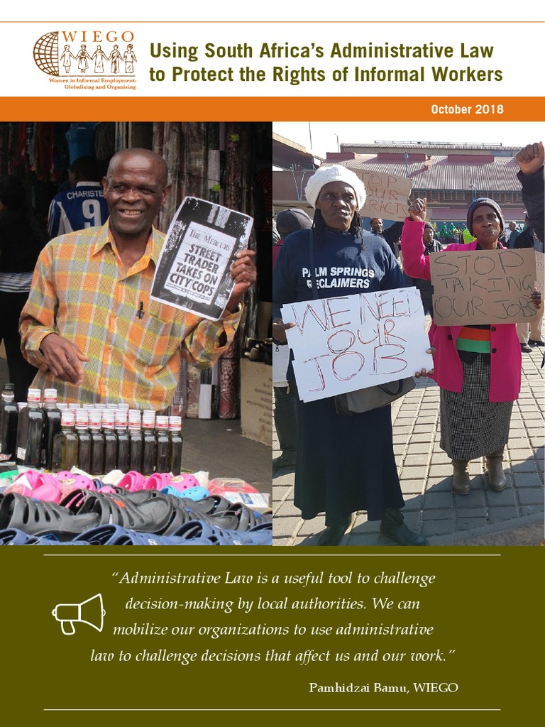 Administrative Law South Africa WIEGO PDF