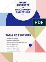 Basic Concepts IN Philosophy and Ethics