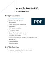 250- C Programs for Practice PDF Free Download