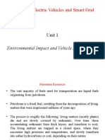 1EEPE316 Electric Vehicles and Smart Grid: Unit 1